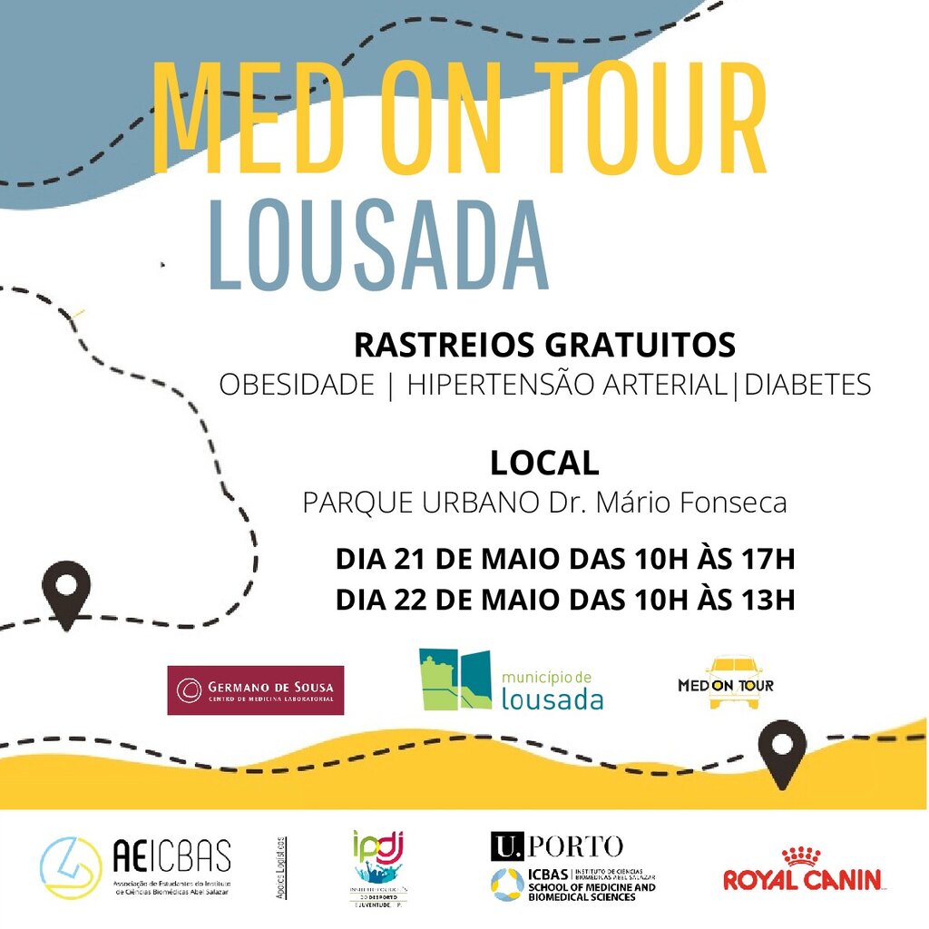 Med on Tour para efetuar rastreios de saúde
