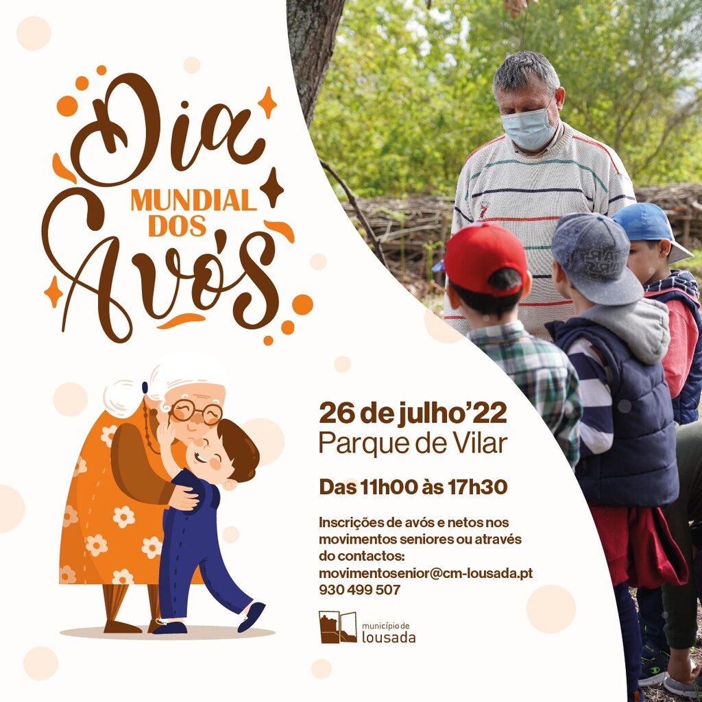 Dia Mundial dos Avós na terça-feira