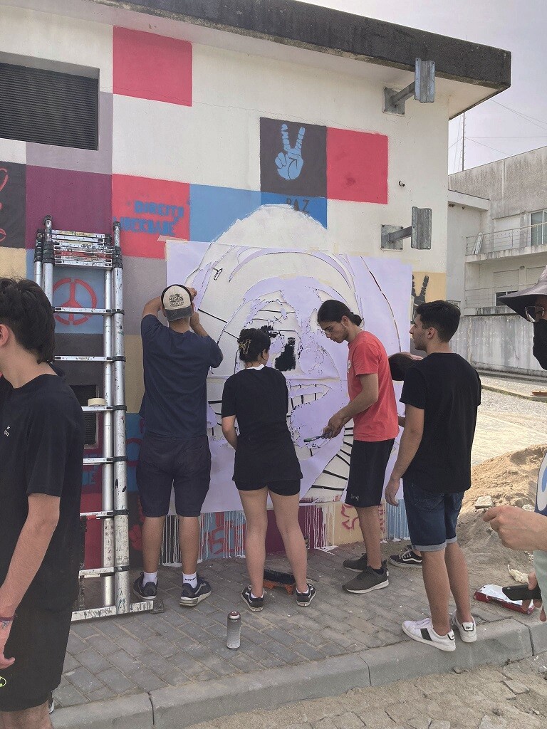 Oficinas de Arte Pública com Frederico Draw