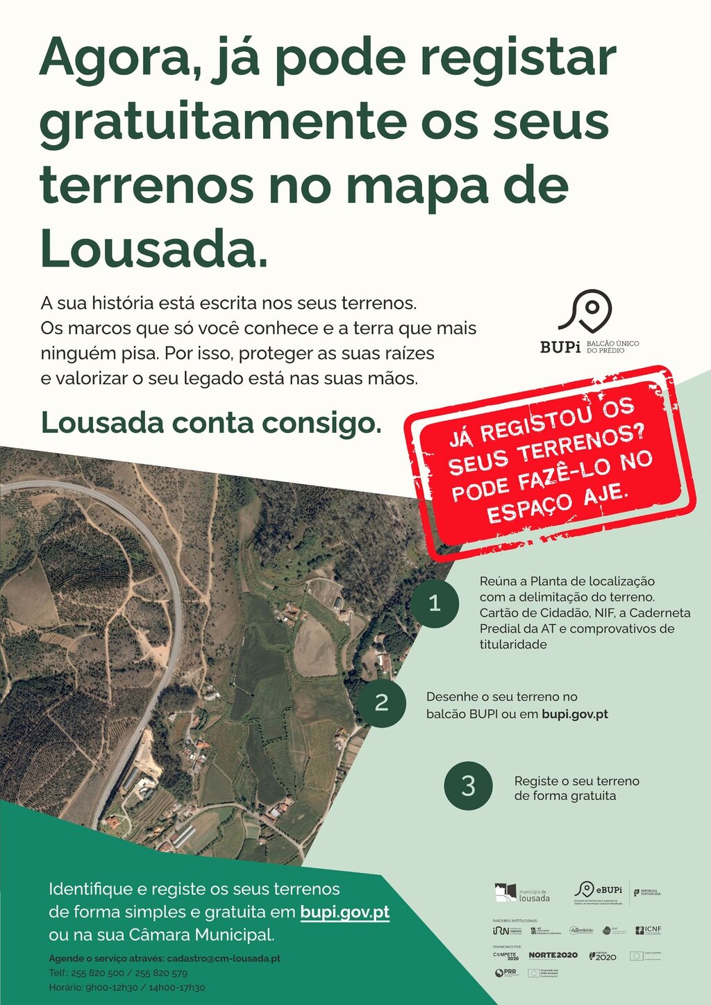Balcão Único do Prédio no Espaço AJE