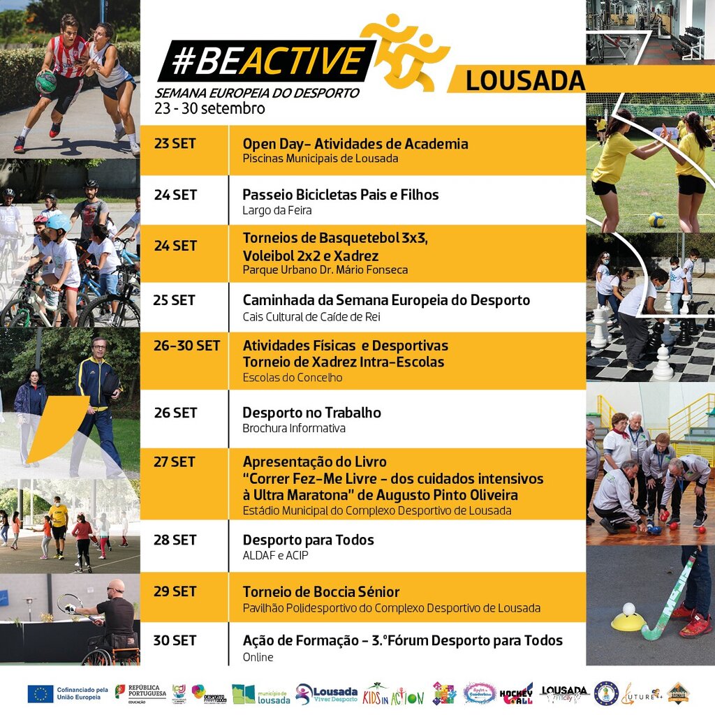 Semana Europeia do Desporto de 23 a 30 de setembro