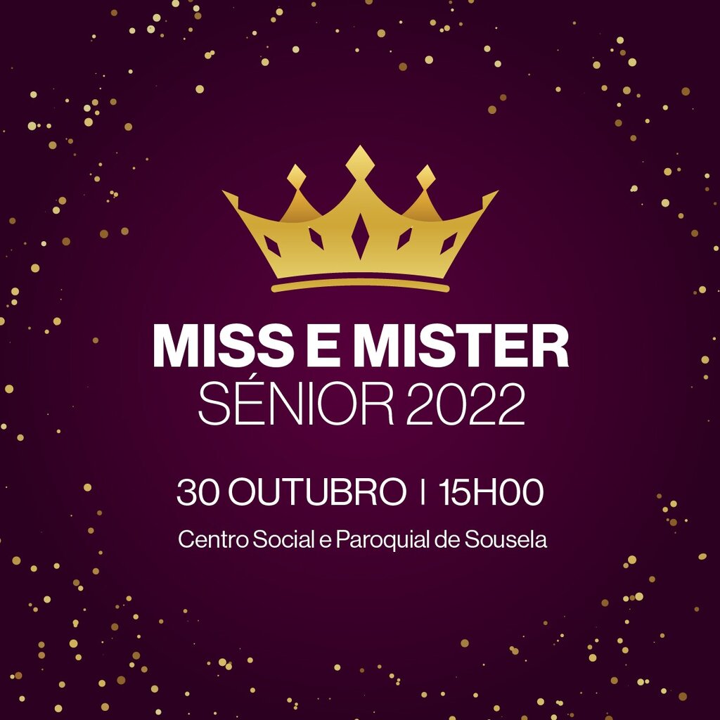 Eleição Miss e Mister Sénior no domingo