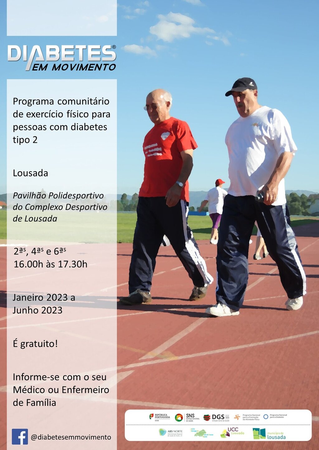 Diabetes em Movimento começa em janeiro