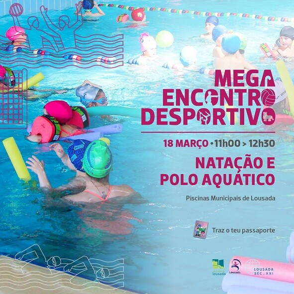 Mega Encontro de natação e polo aquático