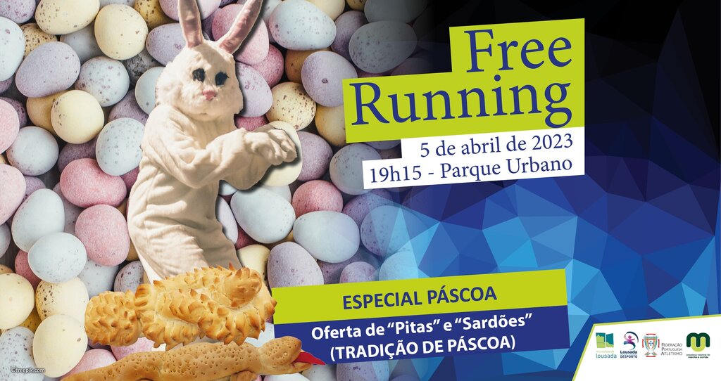 Free Running Especial Páscoa com Pitas e Sardões