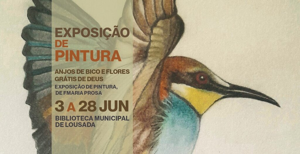Exposição de pintura na Biblioteca