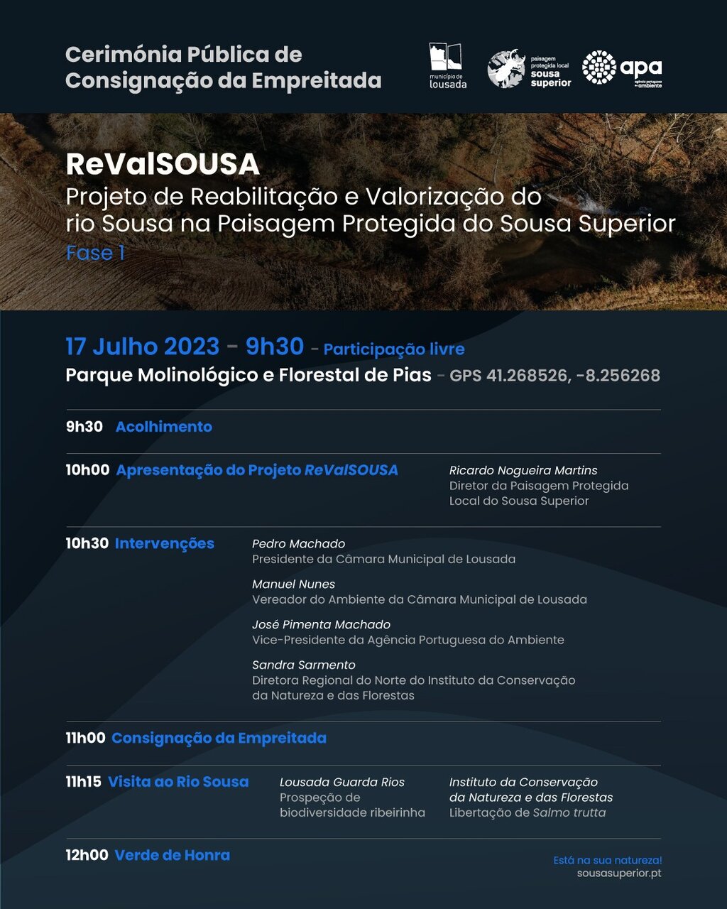 Assinatura do auto de consignação do "ReValSOUSA”