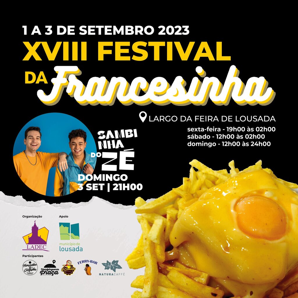 Festival da Francesinha de sexta a domingo 