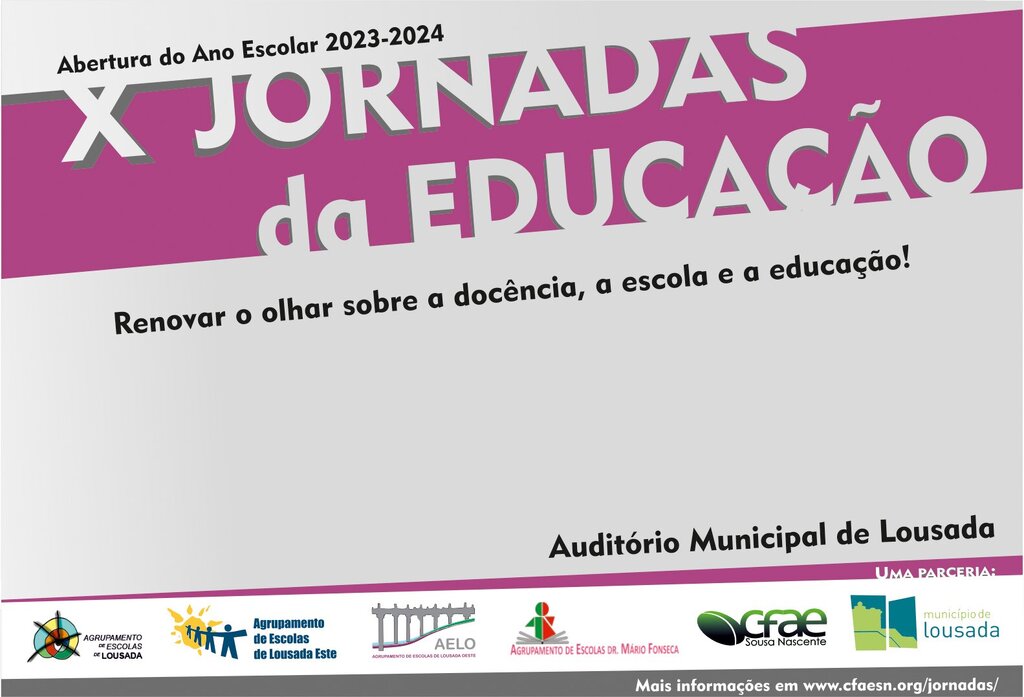 Jornadas da Educação no Auditório Municipal