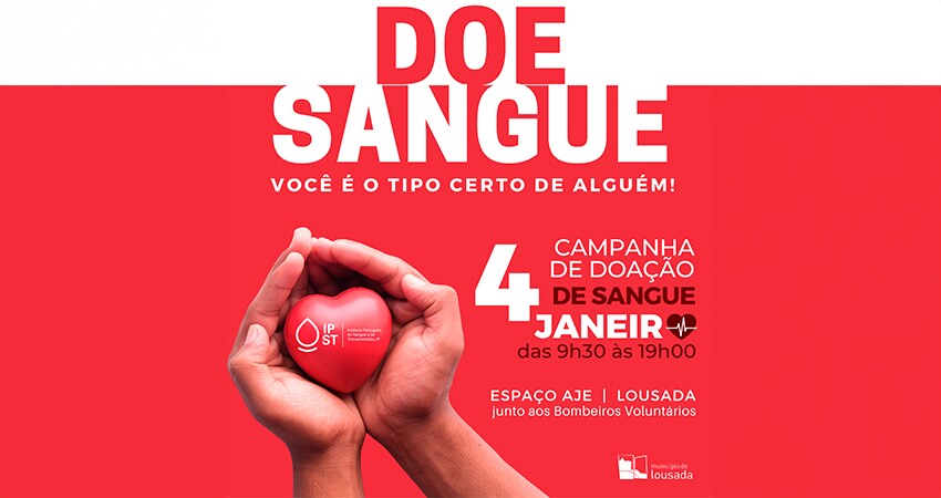Doação de Sangue, hoje no Espaço AJE