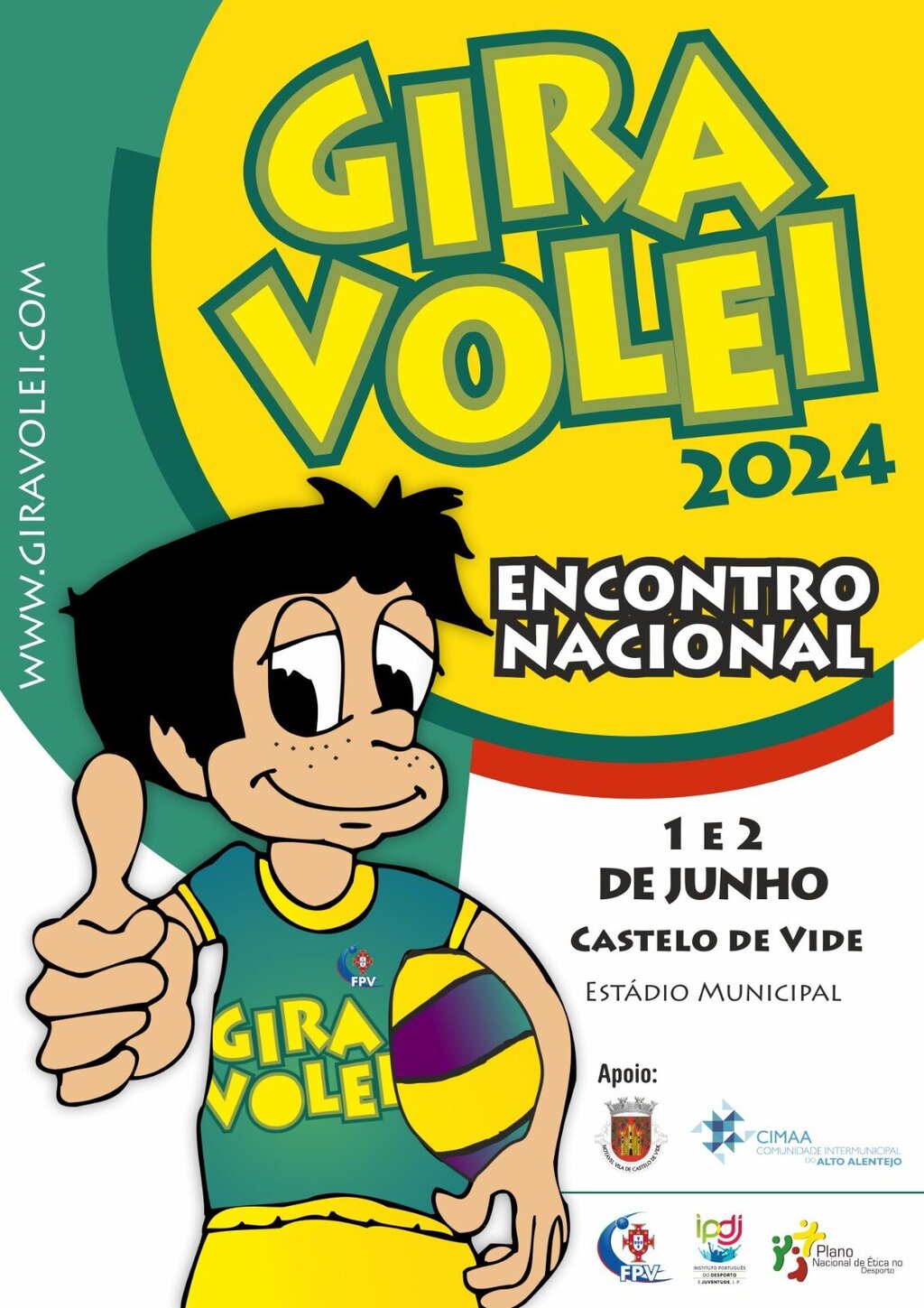 Lousadenses no Encontro Nacional de Gira Vólei