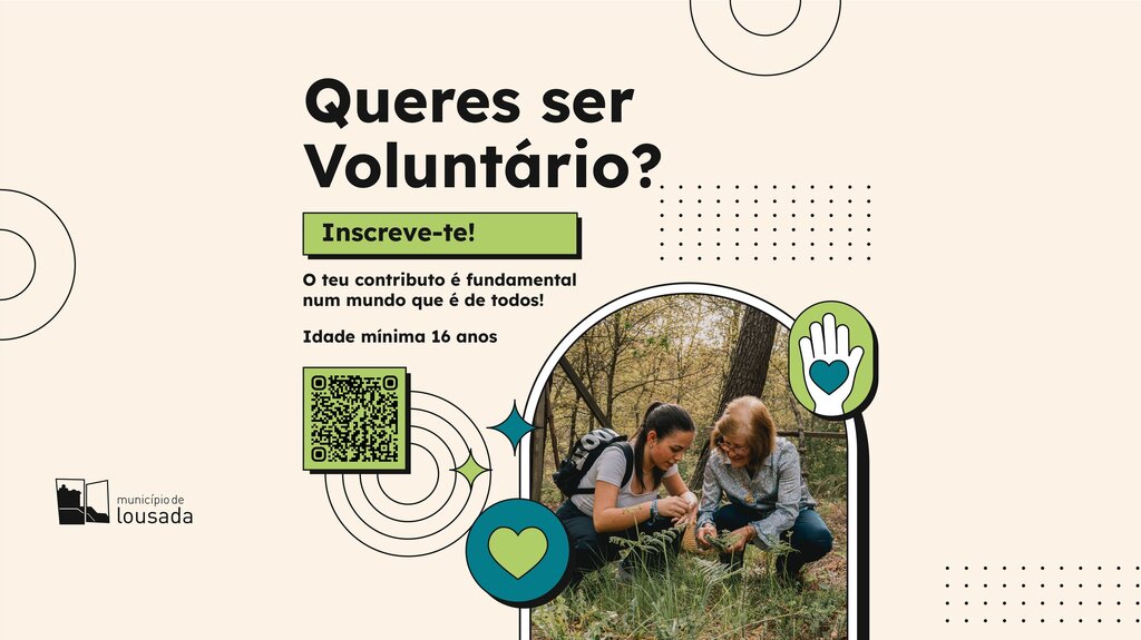 Inscrições abertas para o Banco de Voluntariado