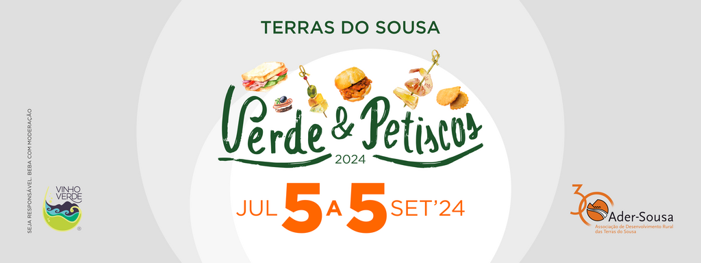 Verde & Petiscos em Lousada até dia 5 de setembro