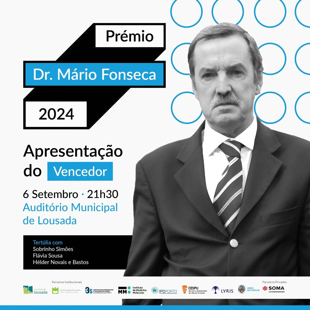 Prémio Dr. Mário Fonseca anunciado no dia 6