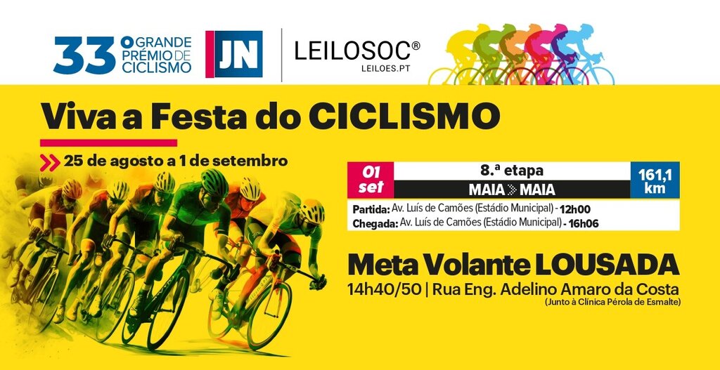 Lousada é Meta Volante de Grande Prémio de Ciclismo