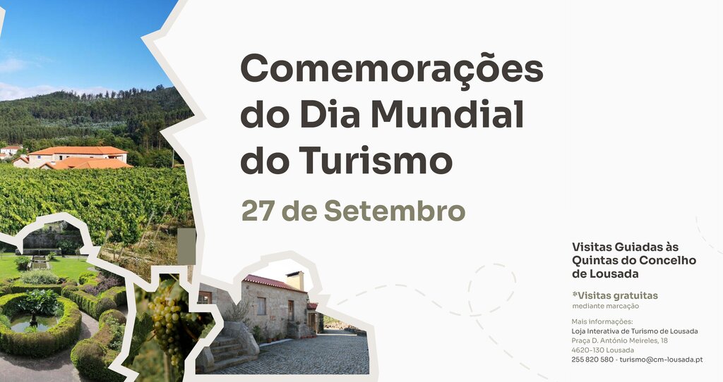 Dia Mundial do Turismo com visitas guiadas