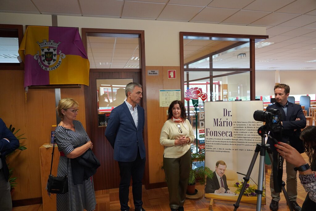 Cerimónia de homenagem ao Dr. Mário Fonseca