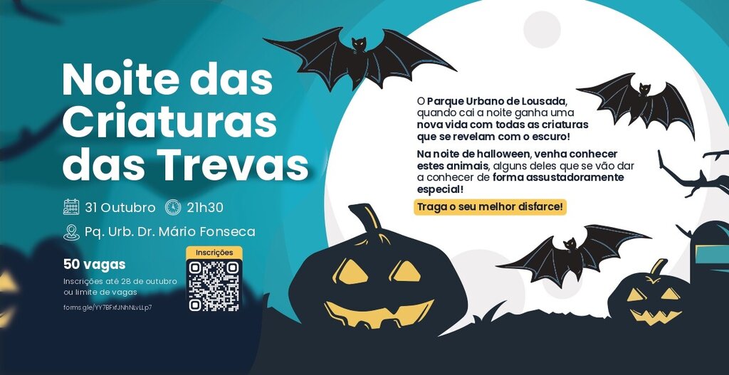 Noite das Criaturas das Trevas a 31 de outubro