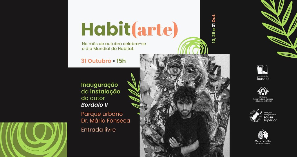 Habita(arte) com instalação artística de Bordalo II