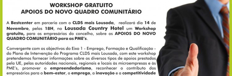 “Apoios do novo Quadro Comunitário”