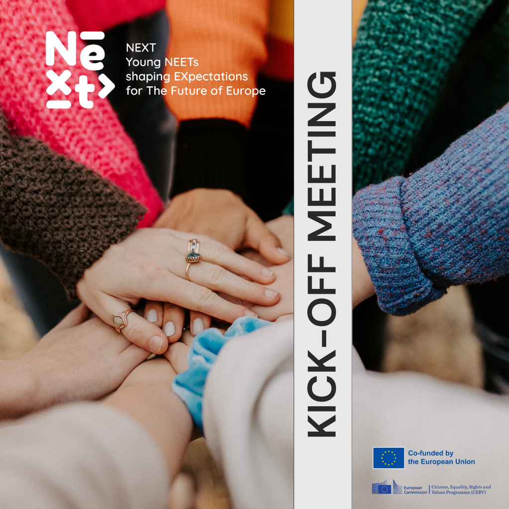 Reunião de lançamento do projeto "NEXT: Young NEETs shaping EXpectations for The future of Europe"