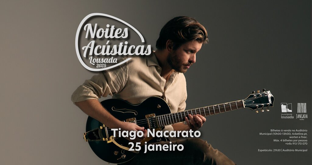 Noites Acústicas começam com Tiago Nacarato
