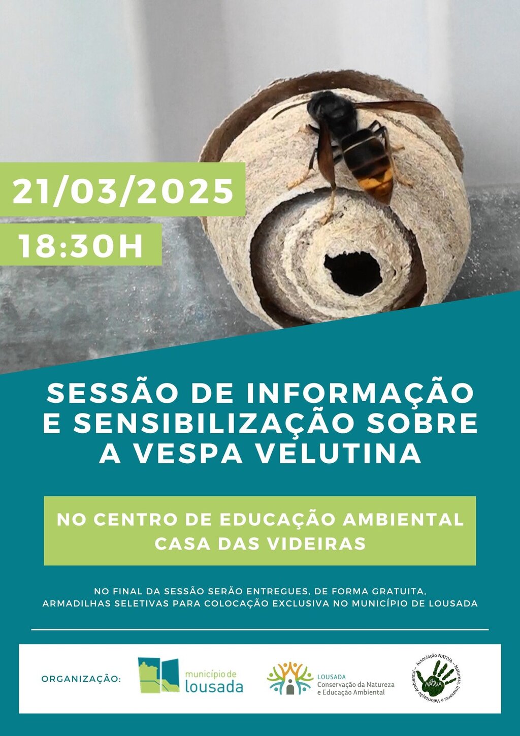 Sessão de informação e sensibilização sobre Vespa Velutina