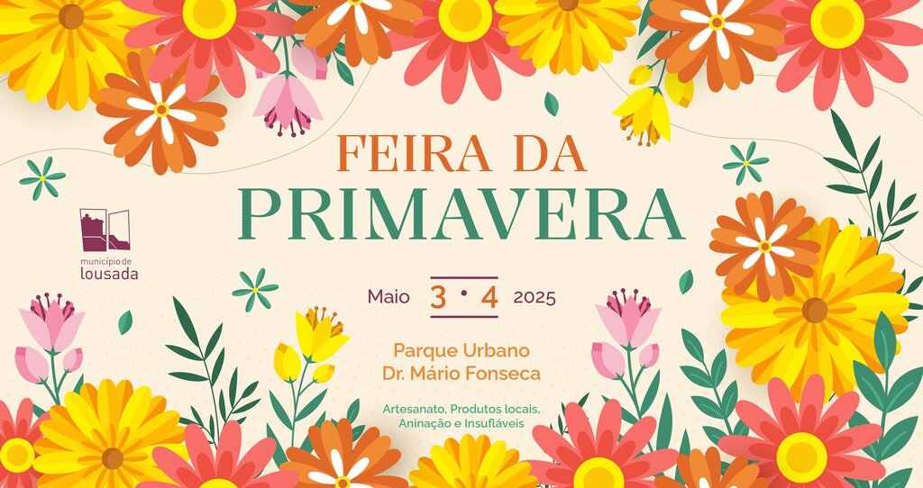 Feira da Primavera nos dias 3 e 4 de maio 
