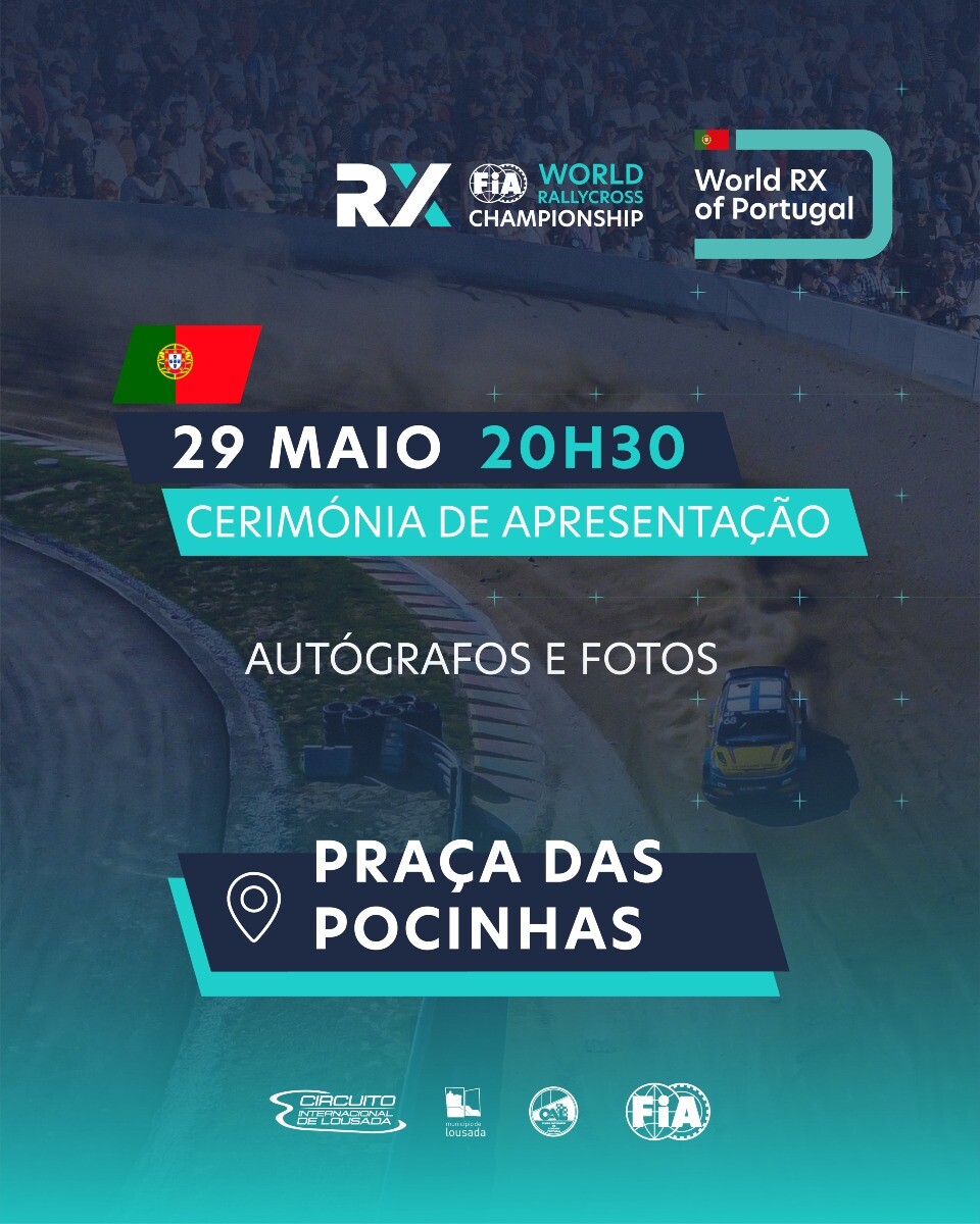 Cerimónia de apresentação dos carros e pilotos do Mundo de Rallycross