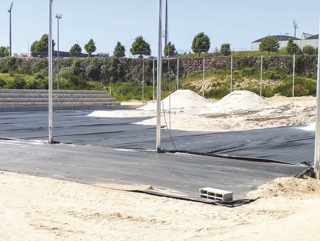 Campo de Areia no Complexo Desportivo