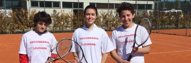 Escola Secundária de Lousada na fase Regional de Ténis