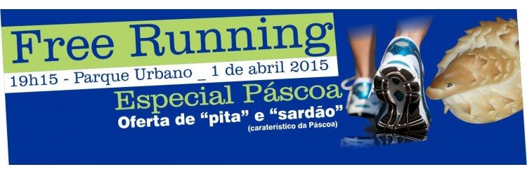 Free Running Especial Páscoa no dia 1 de abril