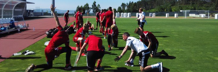 Clubes nacionais e internacionais estagiam no Complexo Desportivo