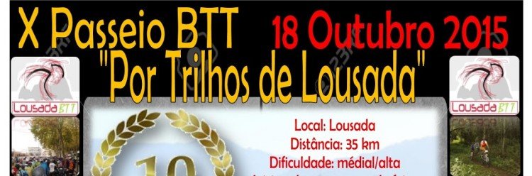 Passeio Lousada BTT no dia 18 de outubro
