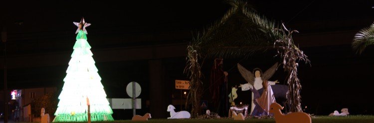 Levar o Natal às rotundas de Caíde de Rei