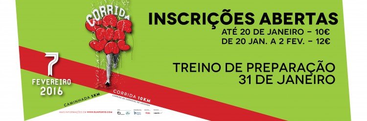 Corrida de Carnaval dia 7 de fevereiro