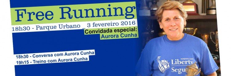 Aurora Cunha convidada para Free Running