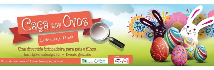 “Caça aos Ovos da Páscoa” no domingo à tarde