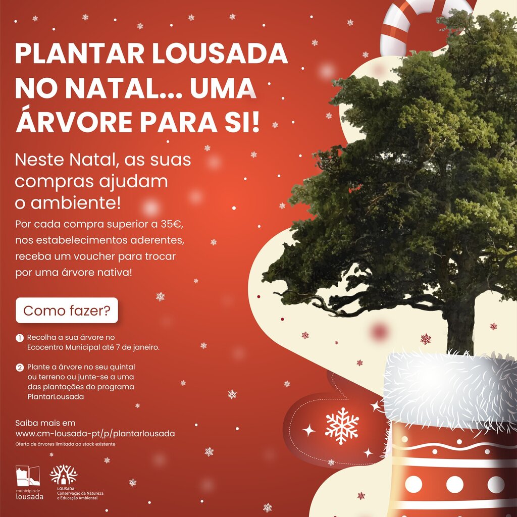 Cartaz Plantar Lousada Natal
